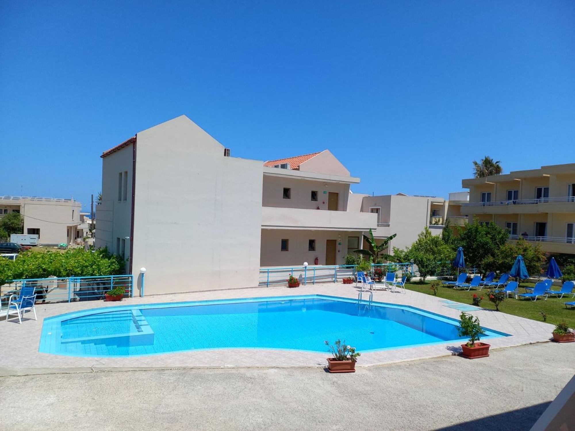 Litinas Apartments With Pool Agia Marina Exterior foto